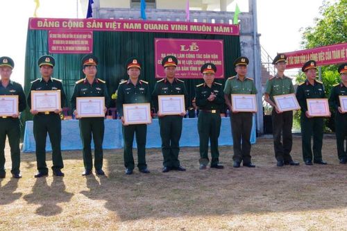 Kon Tum: Các đơn vị lực lượng vũ trang ra quân làm công tác dân vận năm 2024