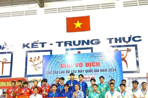 Trao thưởng Giải vô địch các Câu lạc bộ Cầu mây Quốc gia năm 2024