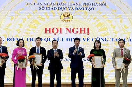 Hà Nội: Điều động, bổ nhiệm nhiều hiệu trưởng trường THPT