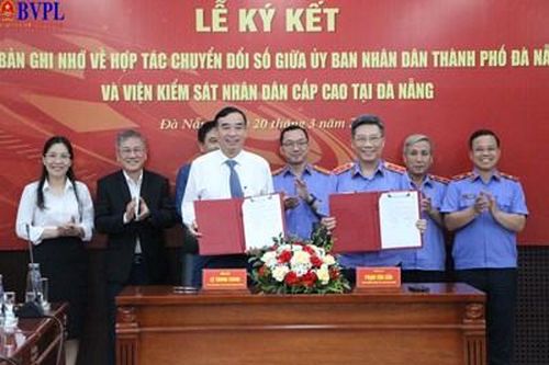 VKSND cấp cao 2 và UBND TP Đà Nẵng ký kết hợp tác chuyển đổi số