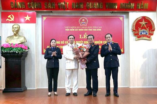 Bổ nhiệm Phó Viện trưởng VKSND tỉnh Thái Bình
