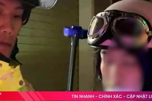 CSGT Hà Tĩnh phát hiện cô gái 'dính' mức nồng độ cồn khó tin
