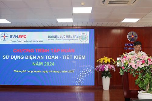Công ty Điện lực An Giang tập huấn sử dụng điện an toàn - tiết kiệm năm 2024