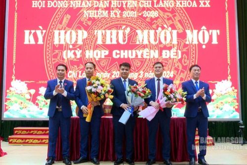 Kỳ họp chuyên đề HĐND huyện Chi Lăng: Kiện toàn nhân sự Phó Chủ tịch UBND huyện, nhiệm kỳ 2021-2026