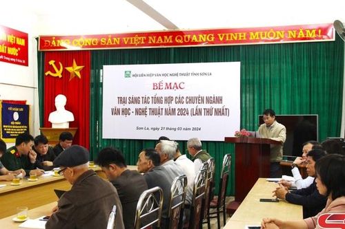 Gần 80 tác phẩm văn học nghệ thuật tại Trại sáng tác tổng hợp các chuyên ngành VHNT năm 2024
