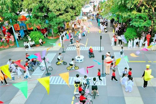 Sôi nổi ngày hội 'An toàn giao thông cùng bé' tại Hải Phòng