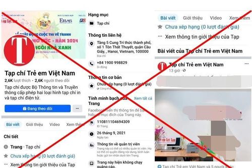 Cảnh báo giả mạo Fanpage Tạp chí Trẻ em Việt Nam và Ban Tổ chức cuộc thi vẽ tranh 'Ngôi nhà mơ ước'