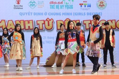 Học sinh Hà Nội truyền tải thông điệp nhận biết dấu hiệu bạo lực học đường