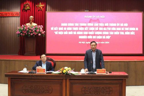 Hà Nội hạn chế tối đa các điểm nóng mất an ninh, trật tự qua điều tra, nắm bắt dư luận xã hội