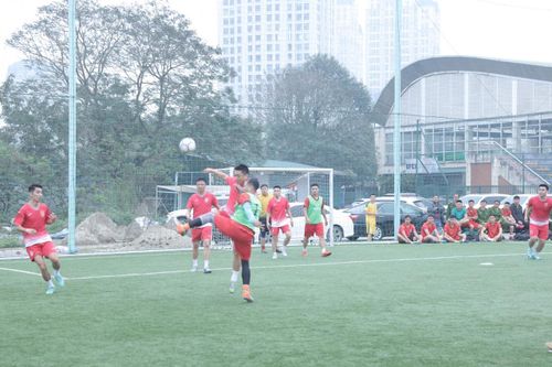 Khai mạc giải bóng đá thanh niên Cụm thi đua số 9 Công an thành phố Hà Nội