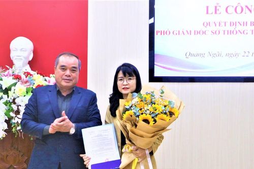 Quảng Ngãi: Bà Huỳnh Thị Thu Thủy làm Phó Giám đốc Sở Thông tin và Truyền thông