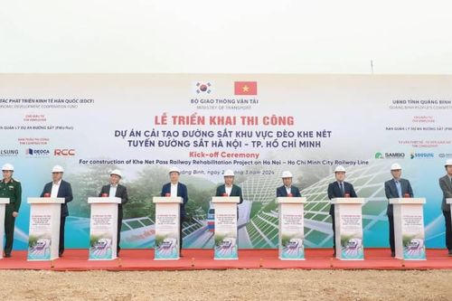 Triển khai thi công cải tạo đường sắt khu vực đèo Khe Nét, tỉnh Quảng Bình