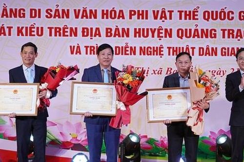 Hát Kiều được công nhận Di sản Văn hóa phi vật thể quốc gia