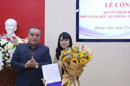 Quảng Ngãi có nữ Phó Giám đốc Sở Thông tin và Truyền thông