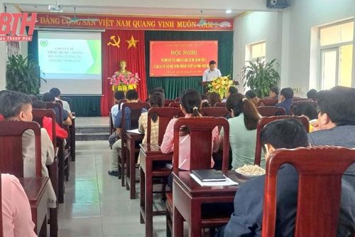 Vĩnh Lộc: Tập huấn nâng cao năng lực cho cán bộ quản lý và các chủ thể thực hiện chương trình OCOP