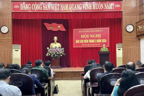 Hội nghị báo cáo viên cấp tỉnh tháng 3/2024