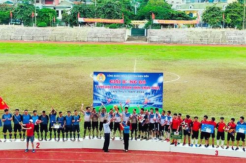 Giải bóng đá 7 người CĐVC tỉnh lần thứ III diễn ra từ 26 - 30/3