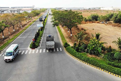 Khu công nghiệp Lộc An - Bình Sơn bụi vượt quy chuẩn hơn 9 lần