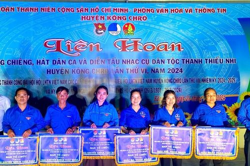 Kông Chro: Hơn 500 nghệ nhân, thanh-thiếu nhi tham gia Liên hoan cồng chiêng