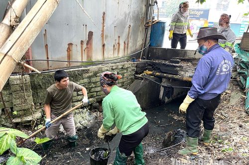Đã khắc phục tình trạng cống thoát nước thải gây mất vệ sinh môi trường tại tổ 9 phường Tân Quang