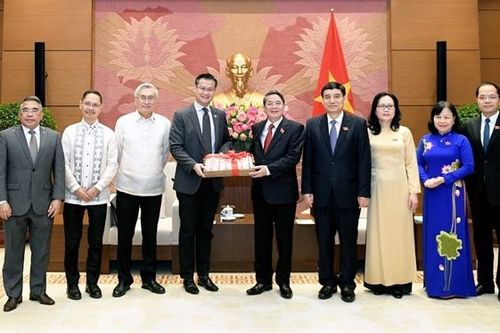 Phó Chủ tịch Quốc hội Nguyễn Đức Hải tiếp Đoàn công tác Ủy ban Cải cách Giáo dục của Quốc hội Philippines