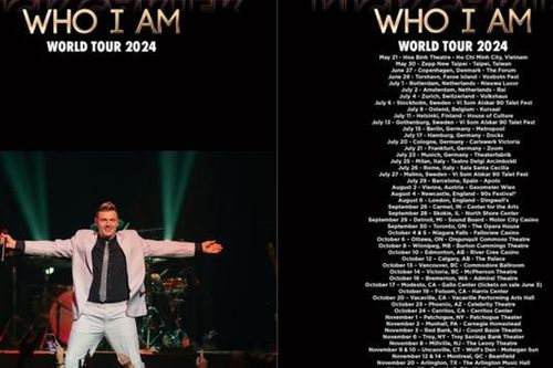 Nick Carter bắt đầu tour Châu Á tại Việt Nam