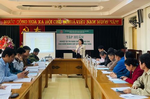 39 đại biểu được tập huấn nghiệp vụ tín dụng chính sách xã hội
