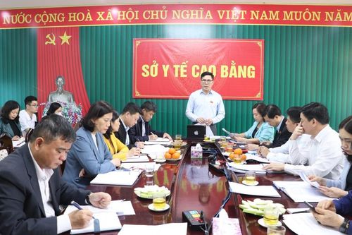 Ban Văn hóa - Xã hội HĐND tỉnh giám sát tại Sở Y tế, Bảo hiểm xã hội tỉnh