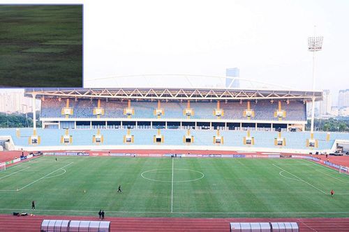 Sân Mỹ Đình đẹp long lanh, mặt cỏ đẹp hơn hẳn 'mặt ruộng' Bung Karno