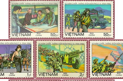 Sắp phát hành bộ tem bưu chính Việt Nam thứ tám về Chiến thắng Điện Biên Phủ