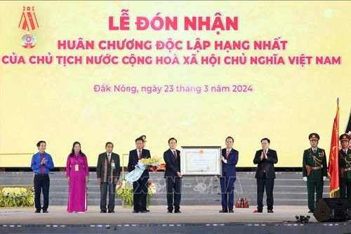 Chủ tịch Quốc hội dự Lễ kỷ niệm 20 năm tái lập tỉnh Đắk Nông
