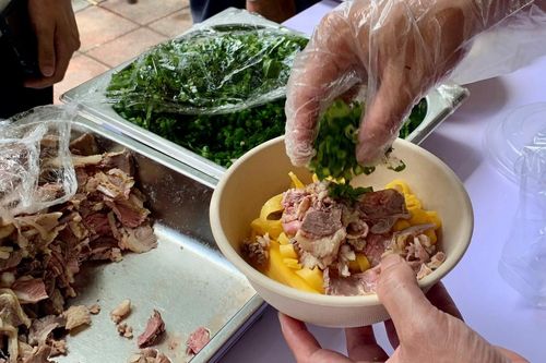 Phở ngô - Sự sáng tạo của ẩm thực Hà Giang