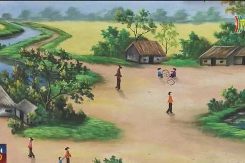 Ngõ sạch đẹp lên nhờ những bức bích họa