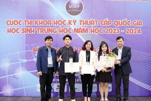 Trường THPT Chuyên đạt giải ba Cuộc thi Khoa học kỹ thuật cấp quốc gia