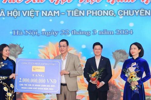 T&T Group tiếp tục ủng hộ 2 tỷ đồng hỗ trợ trẻ em nghèo