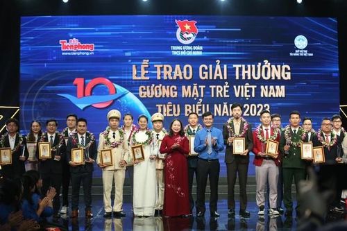 Gương mặt trẻ Việt Nam tiêu biểu 2023: Minh chứng cho khát vọng của tuổi trẻ Việt Nam