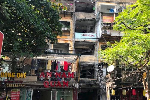 Cảnh báo mất an toàn điện ở khu tập thể cũ