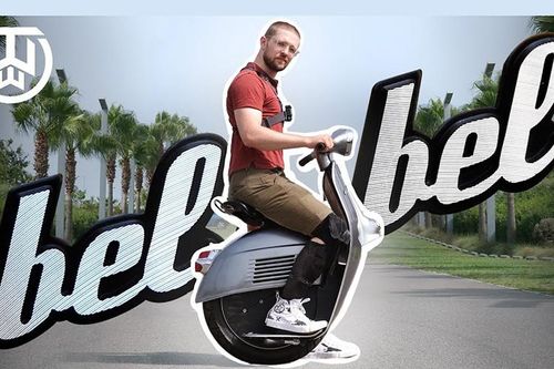Bel & Bel Z-One - xe máy điện 1 bánh 'nhái' Vespa siêu độc lạ