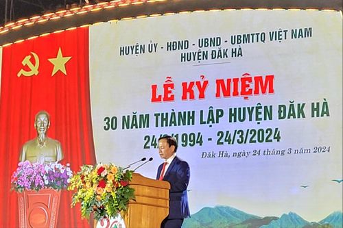 Đăk Hà tổ chức Lễ kỷ niệm 30 năm thành lập huyện