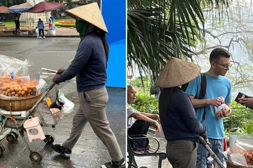 Hàng rong ở Hà Nội định 'chặt chém' khách Tây 100.000 đồng 4 chiếc bánh rán