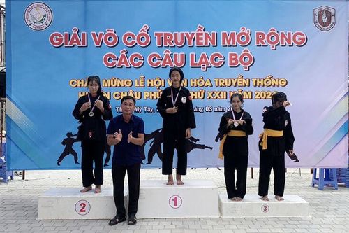 Châu Phú: Khai mạc võ cổ truyền mở rộng các câu lạc bộ