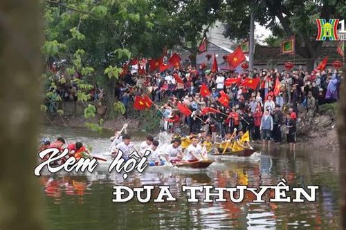 Xem hội đua thuyền | Nhịp sống Hà Nội | 24/03/2024