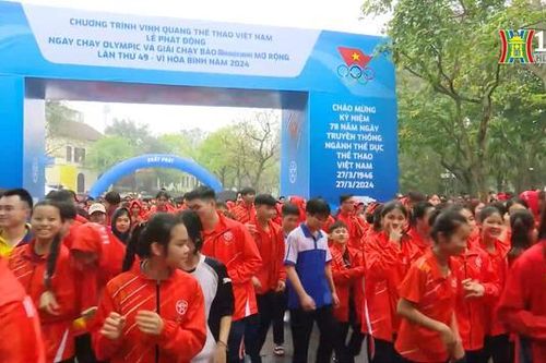 Hưởng ứng Ngày chạy Olympic vì sức khỏe toàn dân