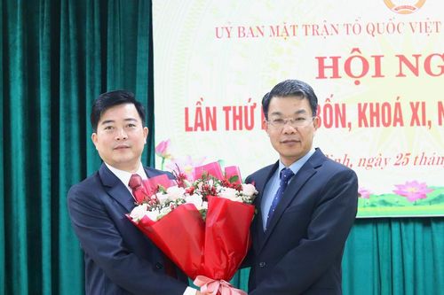 Mặt trận Ninh Bình có tân Phó Chủ tịch