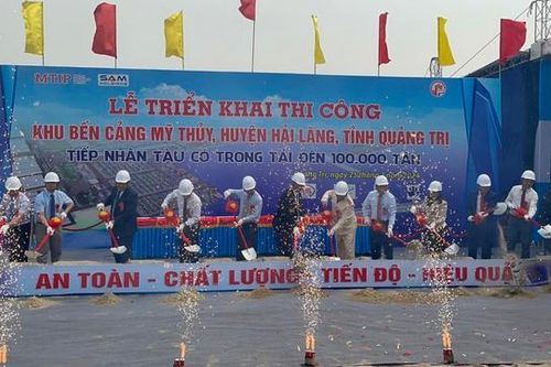 Quảng Trị triển khai thi công Cảng nước sâu Mỹ Thủy