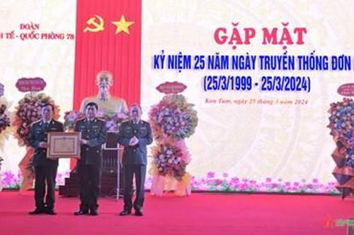 Đoàn Kinh tế-Quốc phòng 78 (Binh đoàn 15): Nhiều thành tích xuất sắc trong phát triển kinh tế gắn với quốc phòng, an ninh