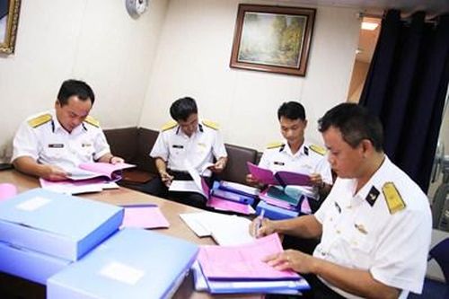 Lữ đoàn 162, Vùng 4 Hải quân kiểm tra tháng đầu huấn luyện năm 2024