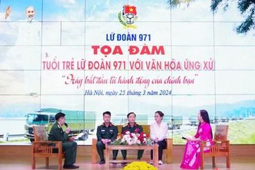 Nâng tầm văn hóa ứng xử trong tuổi trẻ Lữ đoàn 971