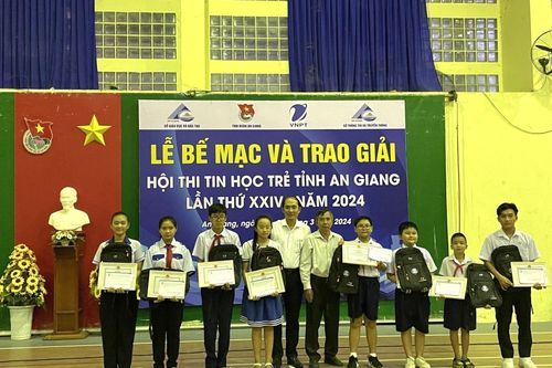 Hơn 120 học sinh tham dự Hội thi Tin học trẻ tỉnh An Giang lần thứ XXIV