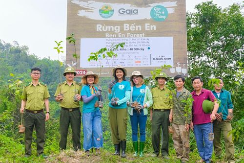 Hoa hậu H' Hen Niê đồng hành cùng Gaia tham gia trồng rừng